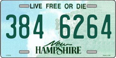NH license plate 3846264