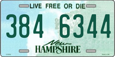 NH license plate 3846344