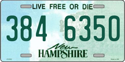 NH license plate 3846350