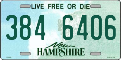 NH license plate 3846406
