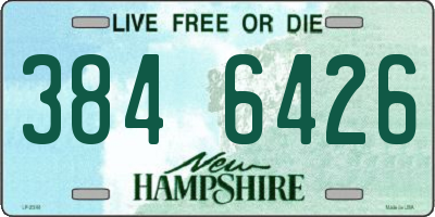NH license plate 3846426