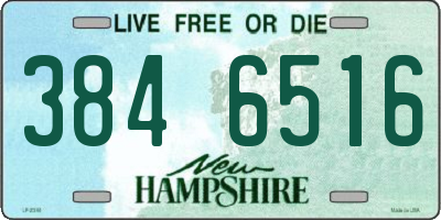 NH license plate 3846516
