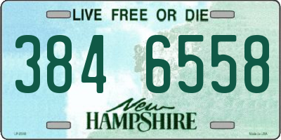 NH license plate 3846558