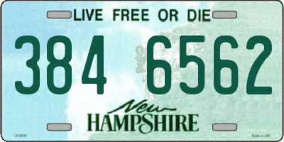 NH license plate 3846562