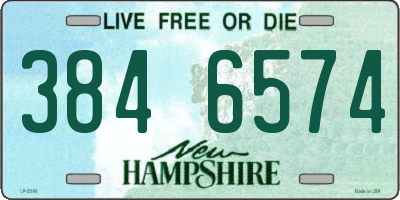 NH license plate 3846574