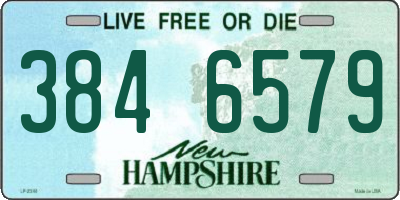NH license plate 3846579