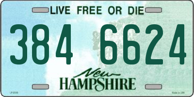 NH license plate 3846624