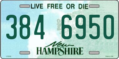 NH license plate 3846950
