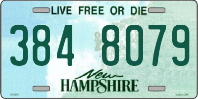 NH license plate 3848079