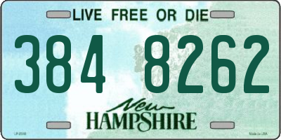 NH license plate 3848262