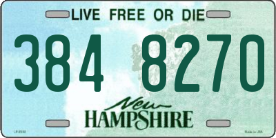 NH license plate 3848270