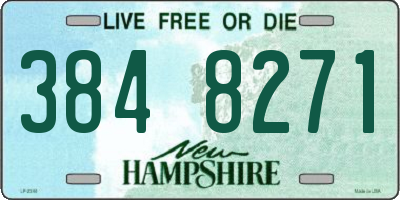 NH license plate 3848271