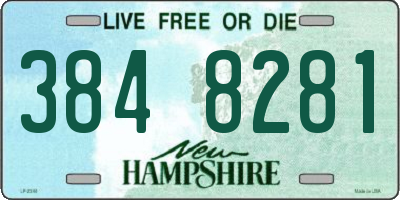 NH license plate 3848281