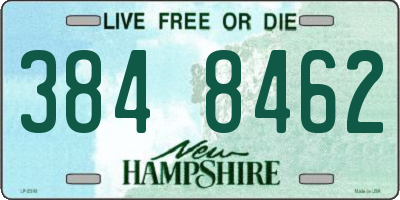 NH license plate 3848462