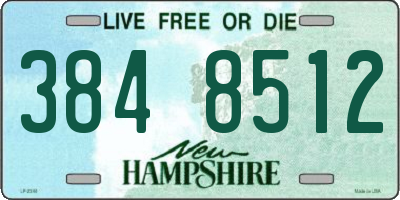 NH license plate 3848512