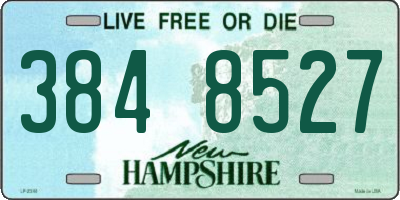 NH license plate 3848527