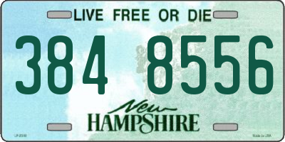 NH license plate 3848556