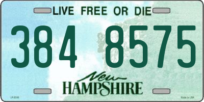 NH license plate 3848575