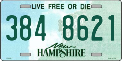 NH license plate 3848621