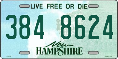 NH license plate 3848624