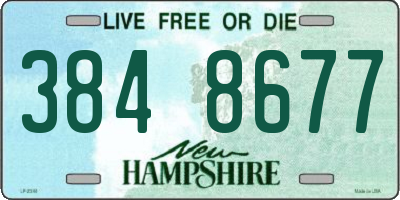 NH license plate 3848677