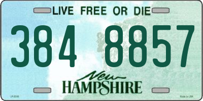 NH license plate 3848857