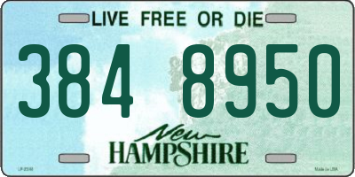 NH license plate 3848950