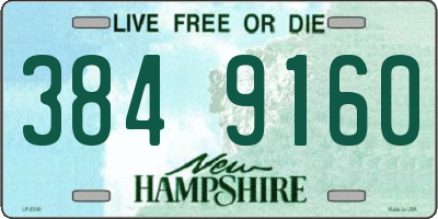 NH license plate 3849160