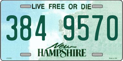 NH license plate 3849570