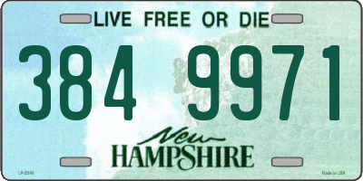 NH license plate 3849971