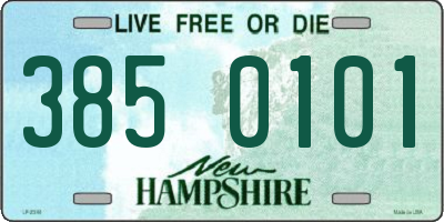 NH license plate 3850101