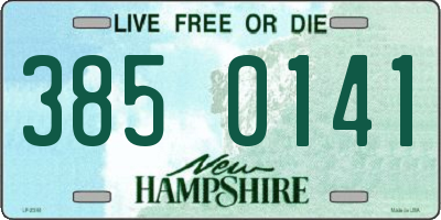 NH license plate 3850141