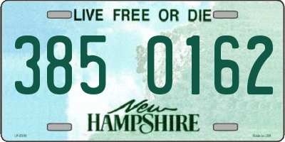 NH license plate 3850162