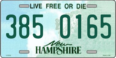 NH license plate 3850165