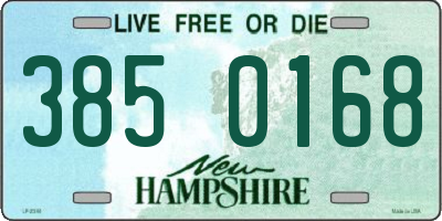 NH license plate 3850168