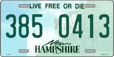 NH license plate 3850413