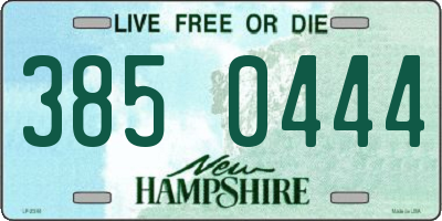 NH license plate 3850444