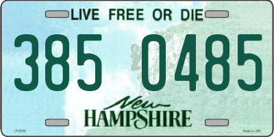 NH license plate 3850485