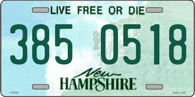 NH license plate 3850518