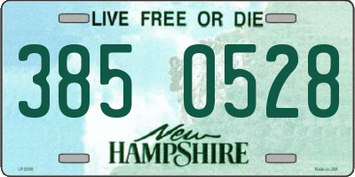 NH license plate 3850528