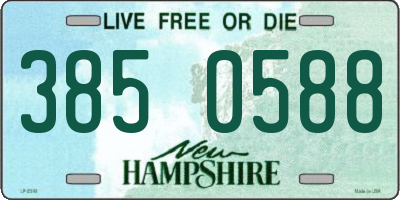 NH license plate 3850588