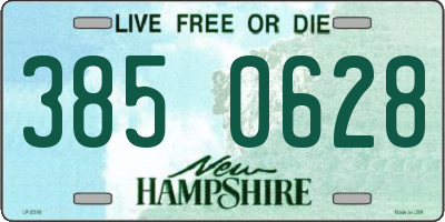 NH license plate 3850628