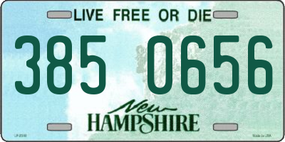 NH license plate 3850656