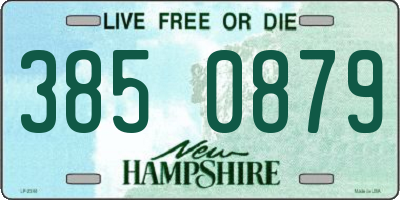 NH license plate 3850879