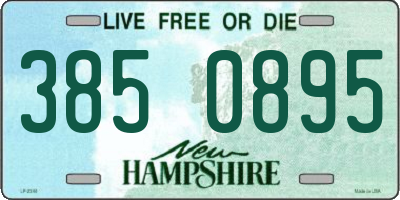 NH license plate 3850895