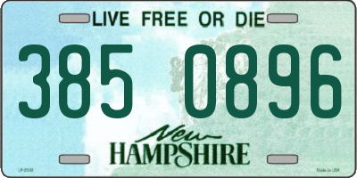 NH license plate 3850896