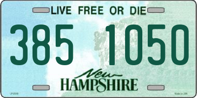 NH license plate 3851050
