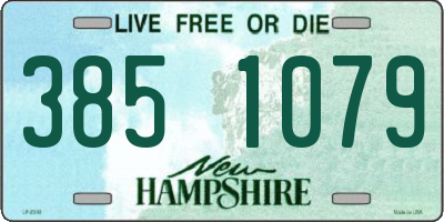 NH license plate 3851079