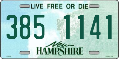 NH license plate 3851141