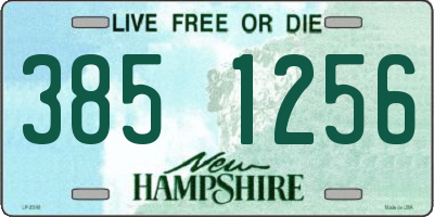 NH license plate 3851256